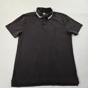 Boca Classics Black Short Sleeve Cotton Polo Shirt Men's S